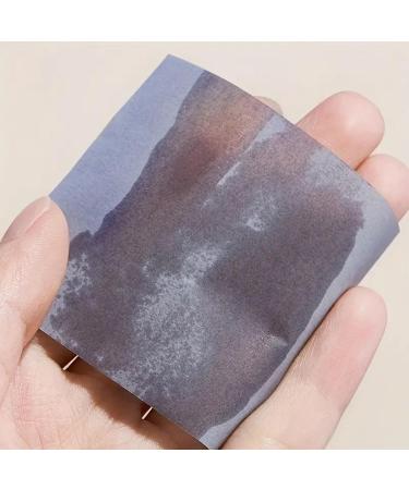 100pcs Bamboo Charcoal Oil Blotting Sheets - Portable Absorption Paper & Makeup Puff with Mirror Case for Oily Skin - Does Not Remove Makeup - Buy Online on SooperMarket.com