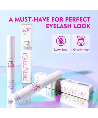 CAELYMINE Cluster Lash Glue 0.17fl.oz/5ml - Super Strong Hold for Individual Cluster Lashes, False Eyelashes - Waterproof, Latex Free, 72-Hour Hold - Buy Online on SooperMarket.com