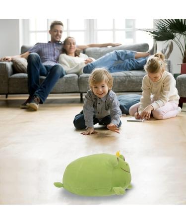 JUNERAIN Super Soft Frog Plush Stuffed Animal 42cm Grass Green - Adorable Hugging Pillow Toy for Kids - Cuddly Frog Decoration - Buy Online on SooperMarket.com