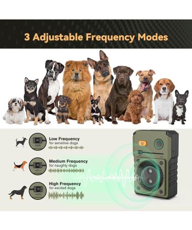 Bubbacare Anti Bell Device for Dogs - Ultrasonic Anti-Bell Remedy 3 Modes 50-Foot Range - Safe for Small & Large Dogs Indoors & Outdoors - Color 62 - Buy Online on SooperMarket.com