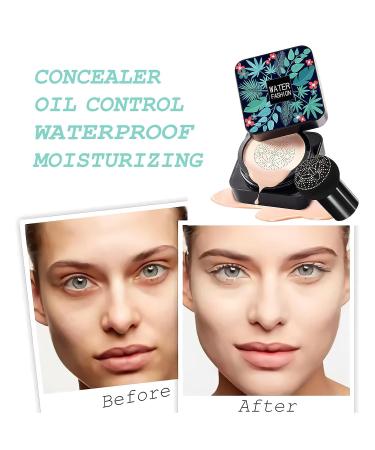 Sumeitang Mushroom Air Cushion CC Cream Liquid Foundation - Lasting Moisturizing BB Cream for Even Skin Tone - Ivory Shade - Buy Online on SooperMarket.com