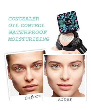 Sumeitang Mushroom Air Cushion CC Cream Liquid Foundation | Moisturizing BB Cream for Dry Skin | Even Skin Tone Makeup Base - Natural - Buy Online on SooperMarket.com