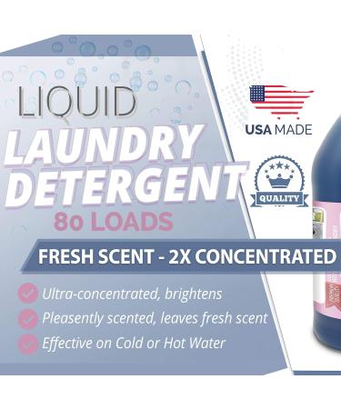 Buy GreenFist Liquid Laundry Detergent 80 Loads - Fresh Scent 128 oz (1 Gallon) | International Shipping Available - Buy Online on SooperMarket.com