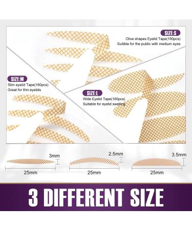 480 PCS Eyelid Tape with Lifting Cream for Heavy Droopy Eyelids - Instant Eyelid Correcting Strips - Buy Online on SooperMarket.com