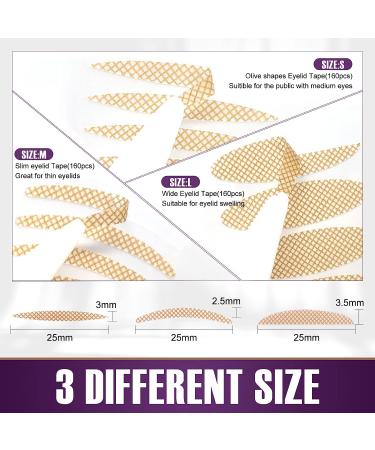 Invisible Double Eyelid Lifter Strips | Waterproof Eyelid Tape with Fork Rods & Tweezers - Buy Online on SooperMarket.com