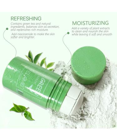Green Tea Mask Stick - Deep Cleansing Moisturizer for All Skin Types | Refresh & Revitalize Your Skin - Buy Online on SooperMarket.com