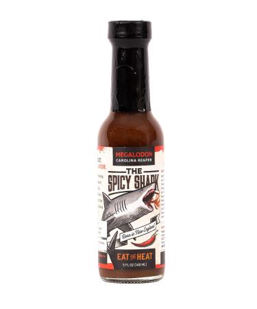 The Spicy Shark Megalodon Carolina Reaper Hot Sauce 148ml