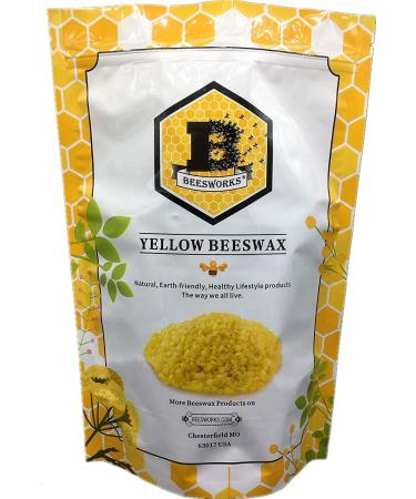 Beesworks Yellow Beeswax Pellets - 2 lb 1