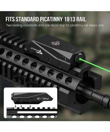 Votatu P4L-G Picatinny Green Laser Sight with Strobe Function | USB Rechargeable - Buy Online on SooperMarket.com