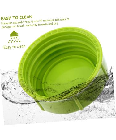 Vaguelly 10pcs Baby Bottle Seal Cap Lids Travel Organiser Flow Girls Baby Bottle Lid Replacement Kit Narrow Neck Feeding Bottle Caps Supply Food Girl Child Bottles Green 4.3x4.3x1.5cm - Buy Online on SooperMarket.com