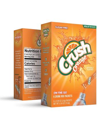 Crush Powder Drink Mix - Sugar Free & Delicious (Classic Variety, 30 Sticks) - Buy Online on SooperMarket.com