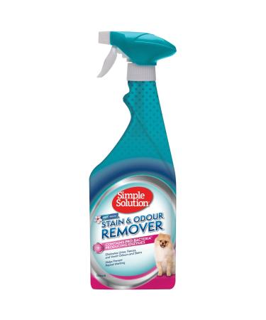 Simple Solution Pet Stain and Odour Remover | Enzymatic Cleaner with Pro-Bacteria Cleaning Power |Spring Breeze 750ml