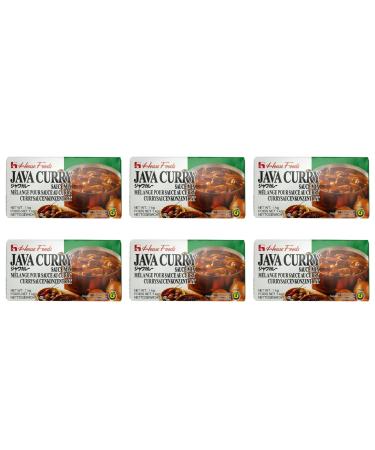 House Java Vegetable Curry Sauce Mix Medium Hot 1kg (Pack of 6) by CNMART