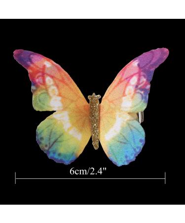 inSowni 20 Pack Multi Colors Butterfly Alligator Hair Clips Barrettes - Wedding Accessories for Women, Girls, Kids - Buy Online on SooperMarket.com