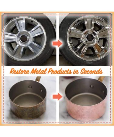 Raturv Metal Polish Cream Raturv Chrome Polish Metal Polish Cream Metal Polishing Paste Chrome Polish and Rust Remover Metal Polish Cream for Stainless Steel Scratch Remover (9PCS) - Buy Online on SooperMarket.com