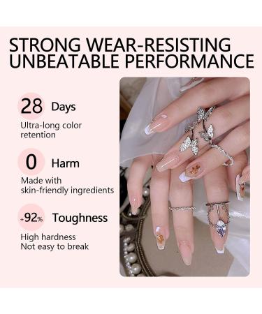 Lofuanna Poly Gel Nail Kit - 4 Colors | Professional DIY Poly Extension Gel Nail Kit for Beginners | Includes Nail Forms & Slip Solution | Builder Gel Poly Gel Kit - SET 3 - Buy Online on SooperMarket.com