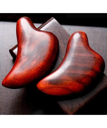 Red Sandalwood Gouache Point Meridian Scrapping Muscle Relaxing Wooden Massager Acupuncture Physical Therapy 1Pcs - Buy Online on SooperMarket.com