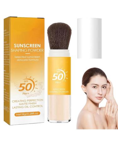 Funnaura Sunscreen Powder Oil Control Natural Matte Finish Lasting Lightweight Breathable All Skin