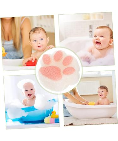 NOLITOY 4pcs Baby Facial Sponge Set | Eco-Friendly Bath & Shower Scrubber | Soft Loofah Sponges for Toddler Bath Time - Buy Online on SooperMarket.com