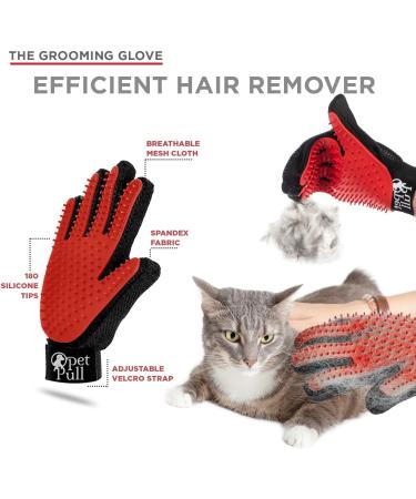 Professional Pet Grooming Kit with Self Cleaning Slicker Brush for Dogs & Cats | Reduces Shedding Fur | Includes Pet Hair Remover Gloves | Combo Gift Set - Buy Online on SooperMarket.com