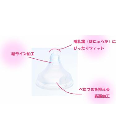 Pigeon Breast Milk Realize Nipple (Silicone Rubber) from 6 Months L Size Three Cut 2 Piece (Japan Import) - Buy Online on SooperMarket.com