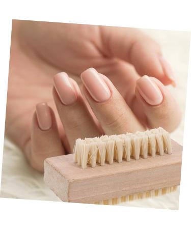 FOYTOKI Hand Scrubbing Brush One Toe Nail Brush Nail Brush Cleaner Hand Foot Brush Hard Nail Brush Hard Bristle Nail Brush Nail Tools Wooden Nail Brush Essential Oil Miss Bamboo Pedicure - Buy Online on SooperMarket.com