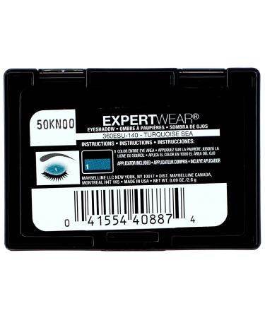 Maybelline New York Expert Wear Eyeshadow in Turquoise Sea - 0.09 oz Single Pack - Buy Online on SooperMarket.com