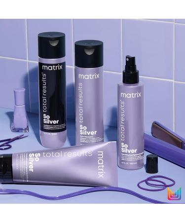 Matrix Total Results So Silver Deep Conditioning Hair Mask - Repairs Blonde & Silver Hair - 6.8 Fl Oz - Buy Online on SooperMarket.com