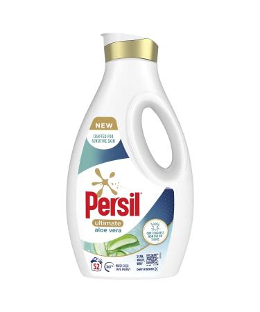 Persil Ultimate Non Bio Aloe Vera Laundry Washing Liquid Detergent our toughest non bio on stains for sensitive skin 52 Washes 1.404 L 1.404 l (Pack of 1)
