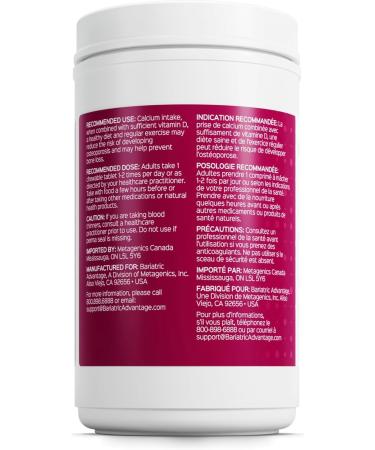 Bariatric Advantage Calcium Citrate Chewable Tablets - Chocolate Flavor - 270 Chewable Tablets - Buy Online on SooperMarket.com