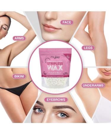 Mylee Professional Hard Wax Beads 500g - Coconut & Arnica | Stripless Depilatory Waxing Pellets for Painless Hair Removal on Full Body, Face & Bikini Line - Buy Online on SooperMarket.com