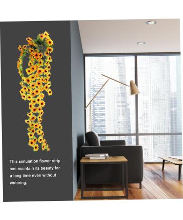 Zerodeko 5 Strings Simulation to Japan Home Decoration Simulated Sunflower Fake Sunflower Garland Sun Flowers Home Decor Sunflower Rattan Prop Fall Wedding Decor Silk Flower Vine Plant Orangex5pcs 94x16cmx5pcs - Buy Online on SooperMarket.com