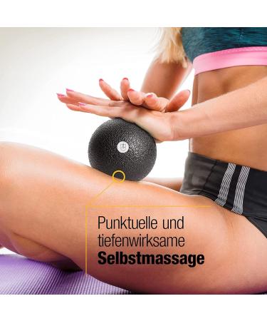 High Pulse Fascia Set - Deep Muscle Massage with 2 Mini Rolls Fascia Ball Duo Ball & Exercise Poster - Ideal for Muscle Recovery - Buy Online on SooperMarket.com