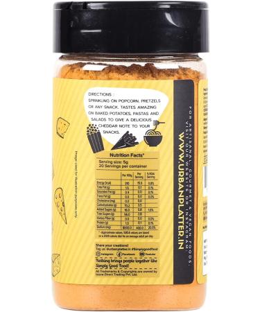 Urban Platter Cheddar Cheese Powder 100g (An all purpose seasoning Perfect for Pop Corn Pasta Fries Seasoning | Dairy-free) - Buy Online on SooperMarket.com
