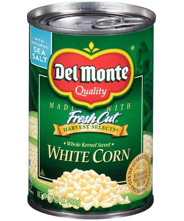 Del Monte White Corn, 15.25 OZ (Pack of 12)
