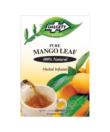 Dalgety Mango Leaf Herbal Infusion 72g Cartons 100% Natural Caffeine Free Tea Delicious and Packed with Unique Health Benefits (18 Count (Pack of 3))