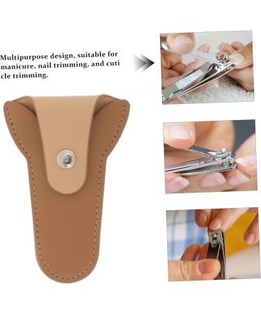 WOFASHPURET Grooming Clippers Grooming Beauty Cuticle Cuticle Pouch Holder Scissor Holder Bag Grooming Scissor Bag Manicure Leather Bag Holder - Buy Online on SooperMarket.com