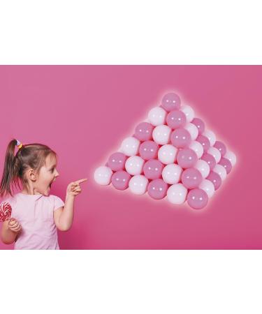 Knorrtoys 56755 - Soft Pink Ball Set ( 6 cm) - 100 Count - Perfect for Playtime | International Shipping Available - Buy Online on SooperMarket.com