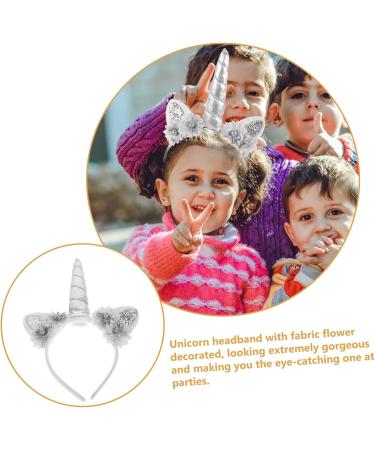 GALPADA Headwear Accessory Birthday Party Supplies Headband for Unicorn Birthday Decorations for Fancy Dress Decor Girl Headband Horns Headband Christmas Headband Unicorn Horn - Buy Online on SooperMarket.com