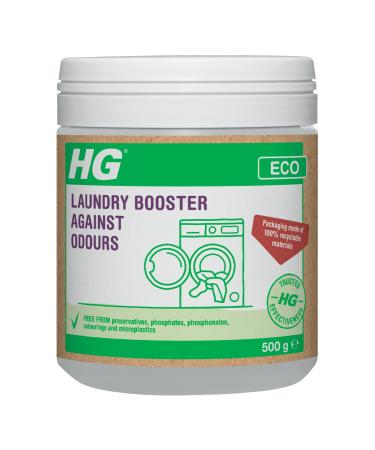 HG ECO Laundry Detergent Booster Against Odours Laundry Scent Booster for Fresh-Smelling Linens & Clothing Eco Conscious HG Cleaning Products Home & Bathroom Recyclable Bottle - 500g (696050106)