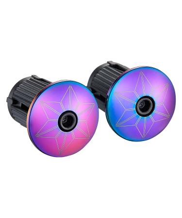 Supacaz Super Sticky Kush Star Fade Bling Oil Slick Handlebar Tape with Plugs - Buy Online on SooperMarket.com