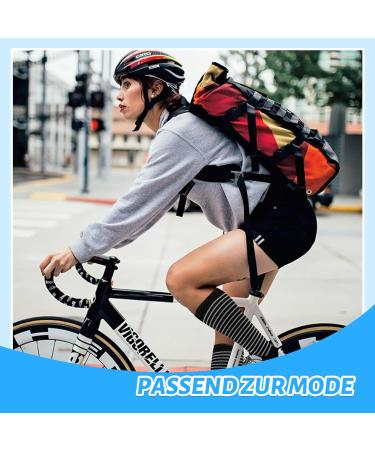 Buy Hipower Compression Stockings - 5 Pairs for Men & Women | Colorful Support Socks for Travel Sports & Nursing | Knee-Length Compression Socks (B-5 Pair L-XL) - Buy Online on SooperMarket.com