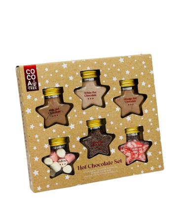 Cocoa Tree Hot Chocolate Set Christmas Gift Peppermint Flavour Sprinkles with Mini Mallows NEW Gift Set