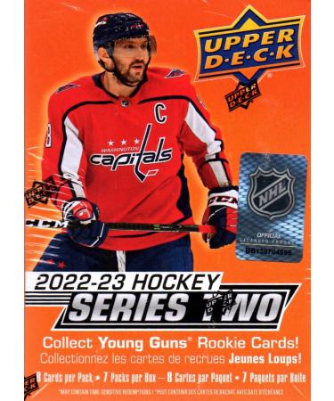 2022 2023 Upper Deck Hockey Series #2 Factory Sealed Unopened Blaster Box of Packs Possible Young Guns Rookies and Jerseys