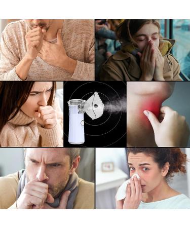 Portable Nebulizer Machine for Adults & Kids - Quiet Handheld Nebulizer for Travel & Home Use - Cool Steam Inhaler in Purple - Buy Online on SooperMarket.com