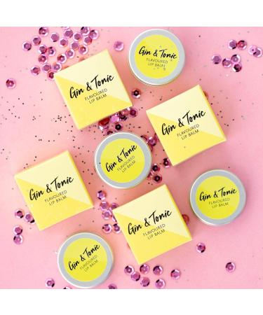 Gin and Tonic Lip Balm - Hand-Poured Hydrating Treatment for Chapped Lips (12g) - Vegan-Friendly Formula with Candelilla Wax for Nourishment and Repair - Buy Online on SooperMarket.com