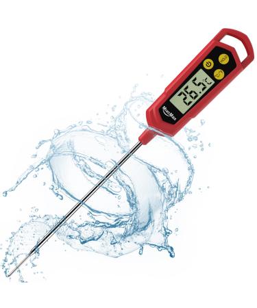 Mixcmax kitchen thermometer meat thermometer cake bottles baby thermometer kitchen cooking water milk household thermometer LCD digital cooking thermometer with long probe