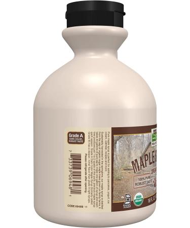 Buy Now Foods Organic Maple Syrup Grade A Dark - 16 fl oz (473 ml) | Real Food Sweetener - Buy Online on SooperMarket.com