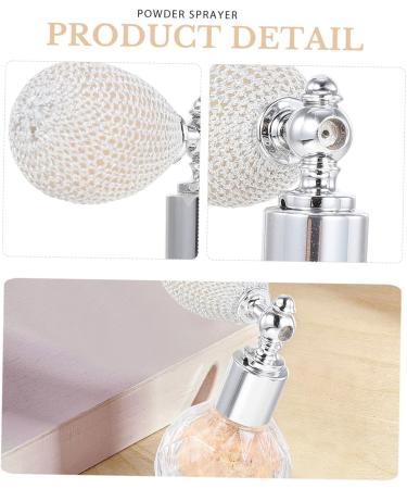 WOFASHPURET 1pc Body Air Bag Powder Hair Perfume Shimmering Face Powder Highlighter Sprayer Makeup Tools Glass Golden 1 count (Pack of 1) - Buy Online on SooperMarket.com
