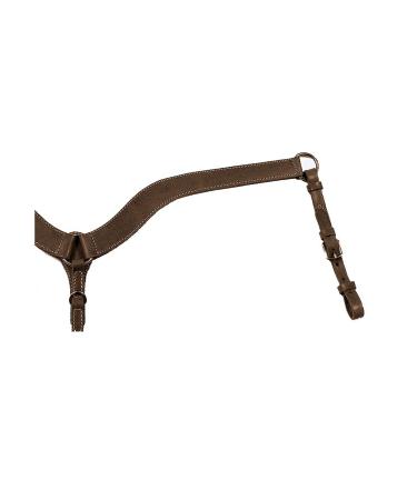 Circle Y Tapered No Choke Breast Collar Walnut